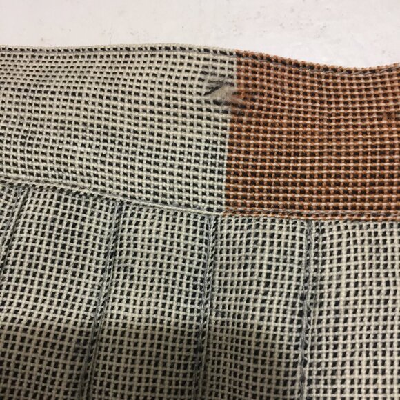 VINTAGE HIGHLAND QUEEN REVERSIBLE PLAID PLEATED SKIRTS SIZE 14 - Picture 9 of 14